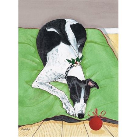 PIPSQUEAK PRODUCTIONS Pipsqueak Productions C957 Greyhound Holiday Boxed Cards C957